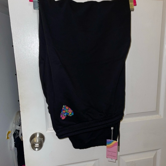 NWT Proud Poppy Adore Rainbow Heart Sweatpants by Kasey Rainbow AU 28 US 24 - Picture 3 of 10